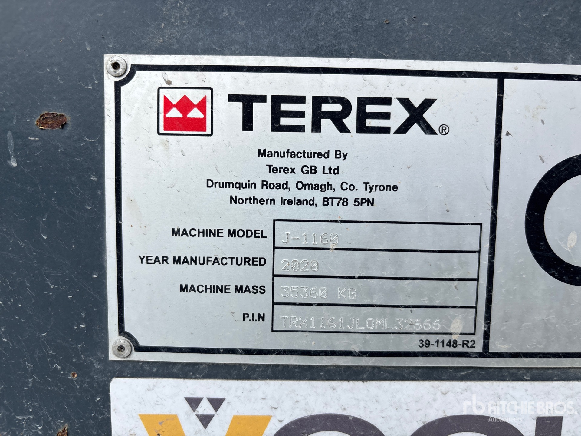 2020 Terex FINLAY J-1160
