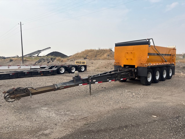 1998 Pioneer Truckweld (UNKNOWN) 16 ft 9 in Quad/A Drawbar Pup Pup Dump Trailer