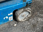 Chassis - Vertical Mast Lift with Right Front Tire
