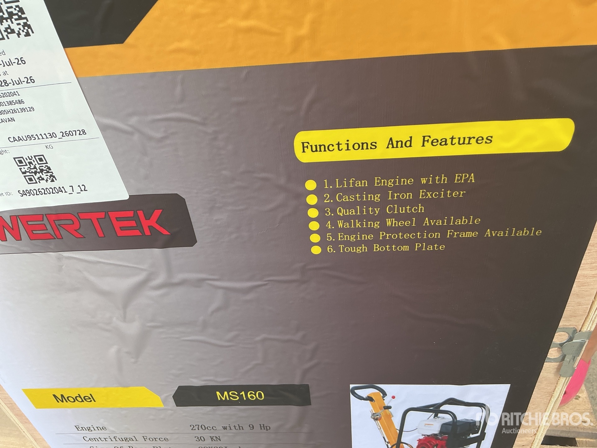 2026 Powertek MS160