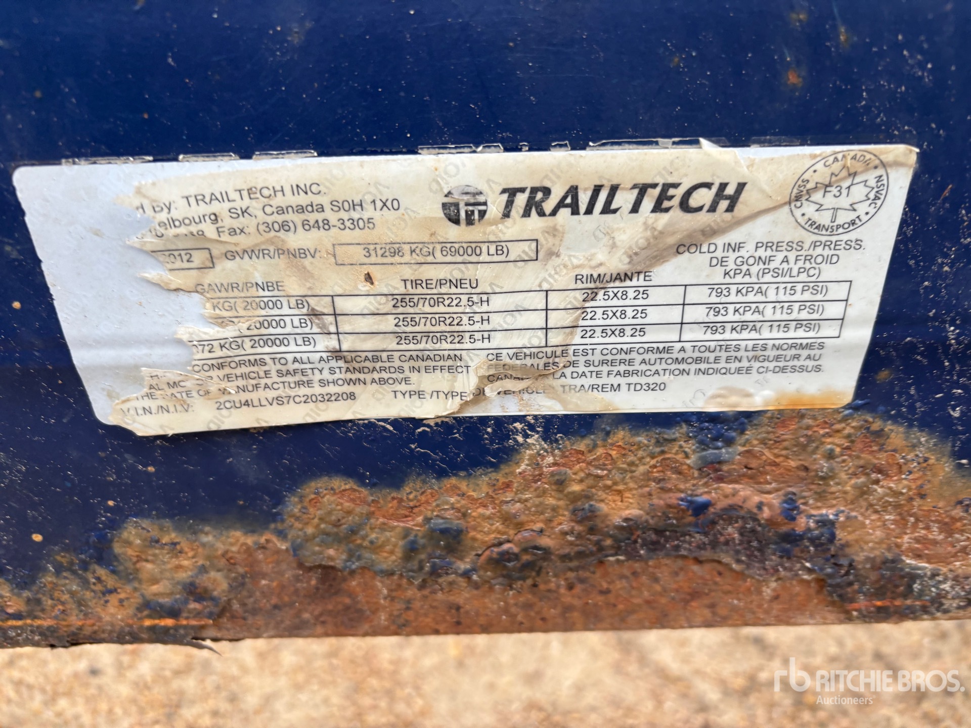 2012 Trailtech 28 ft Tri/A