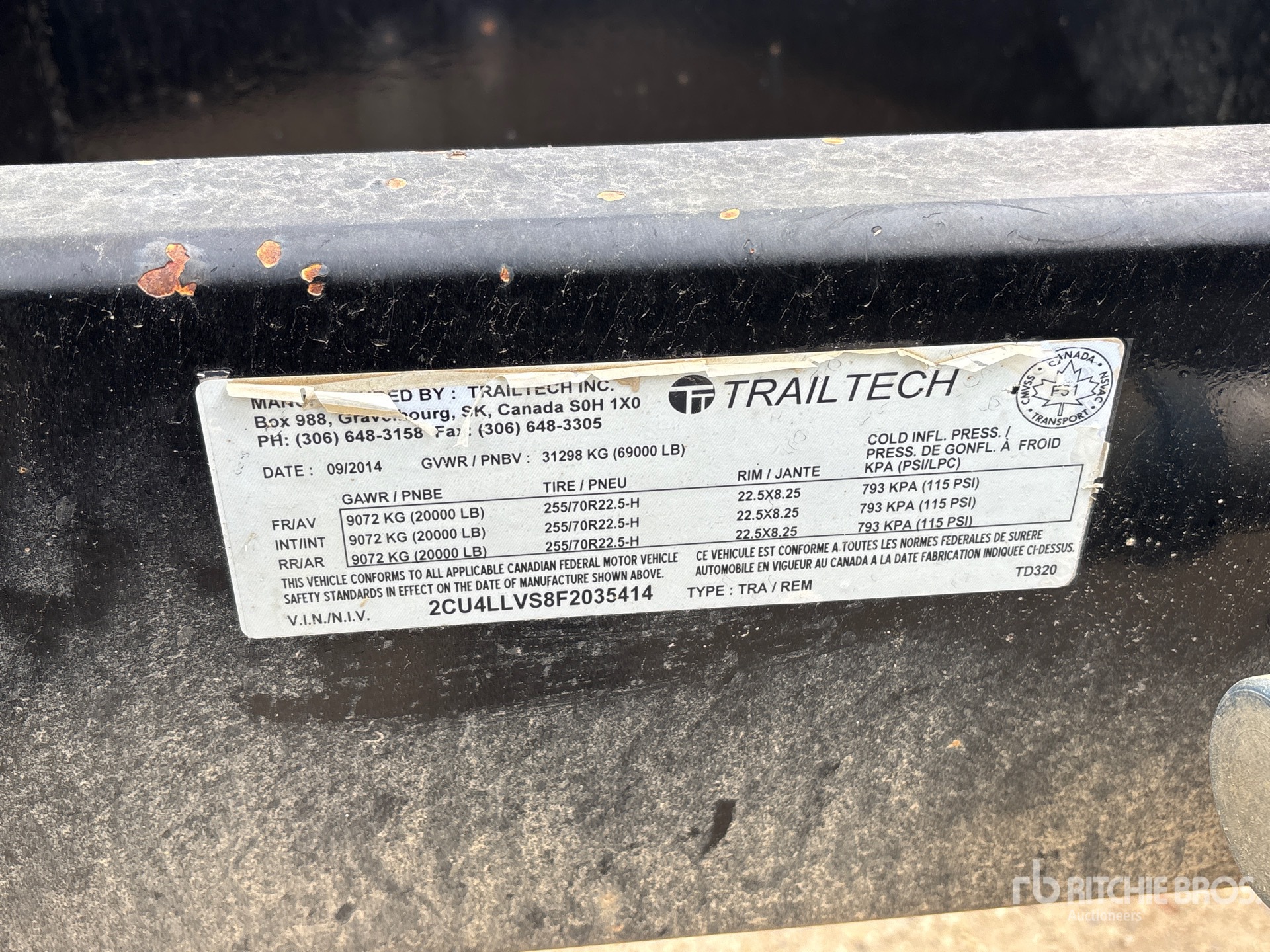 2015 Trailtech TD320