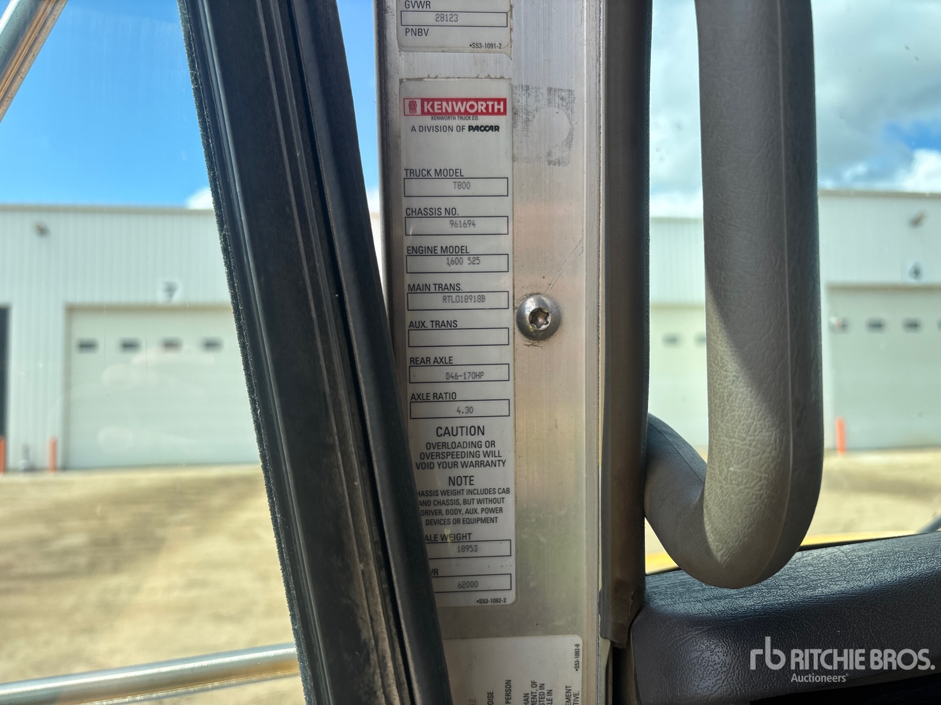 2013 Kenworth T800