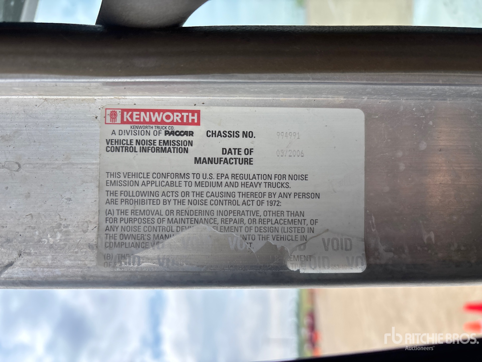 2007 Kenworth T800