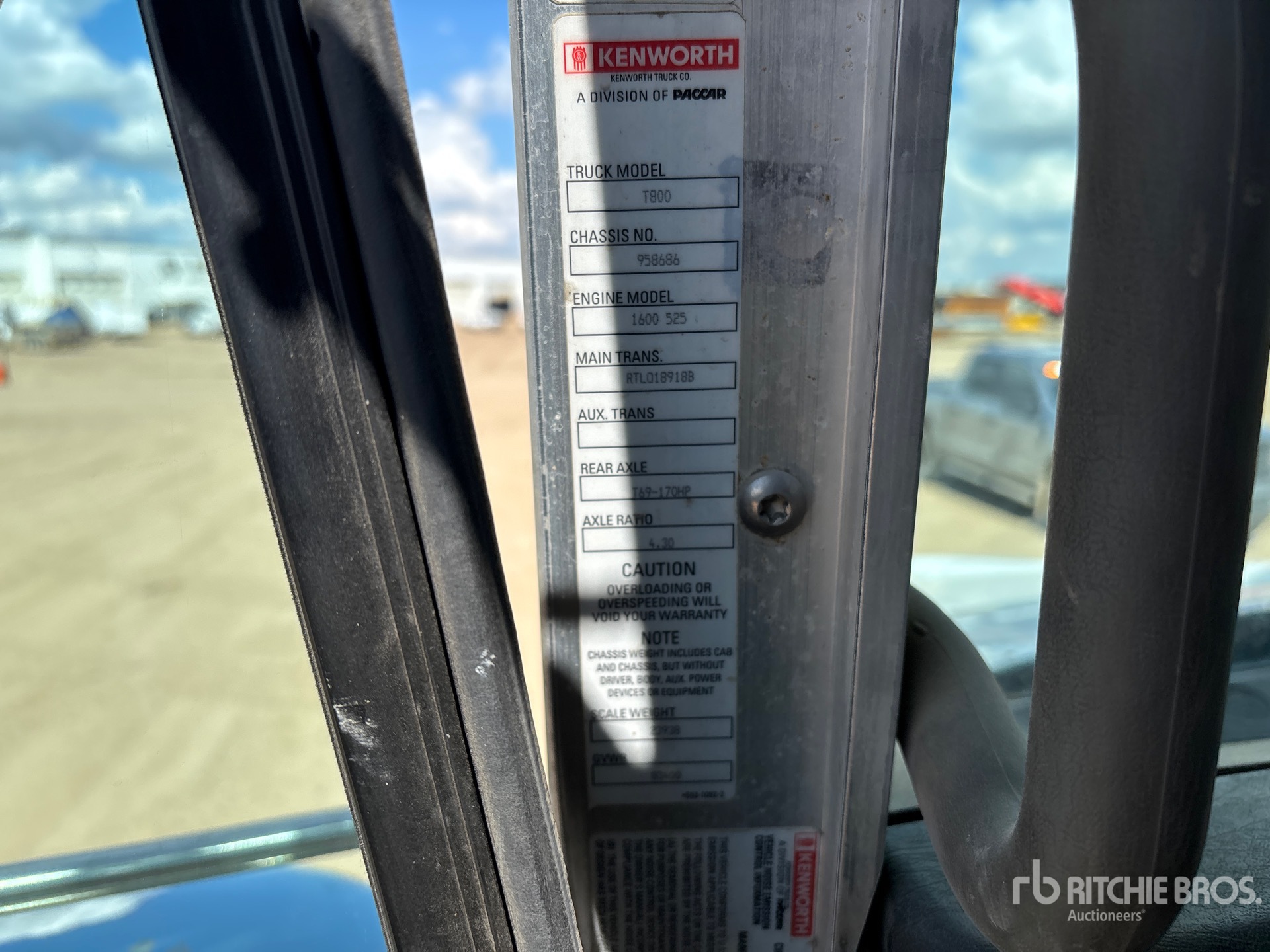 2013 Kenworth T800