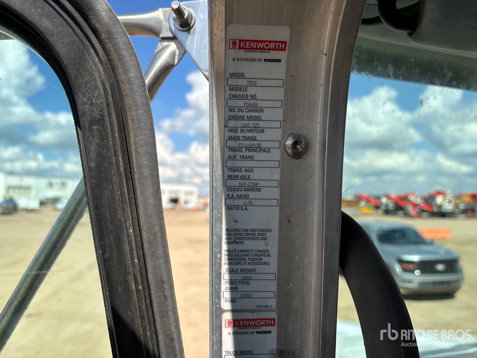 2013 Kenworth T800