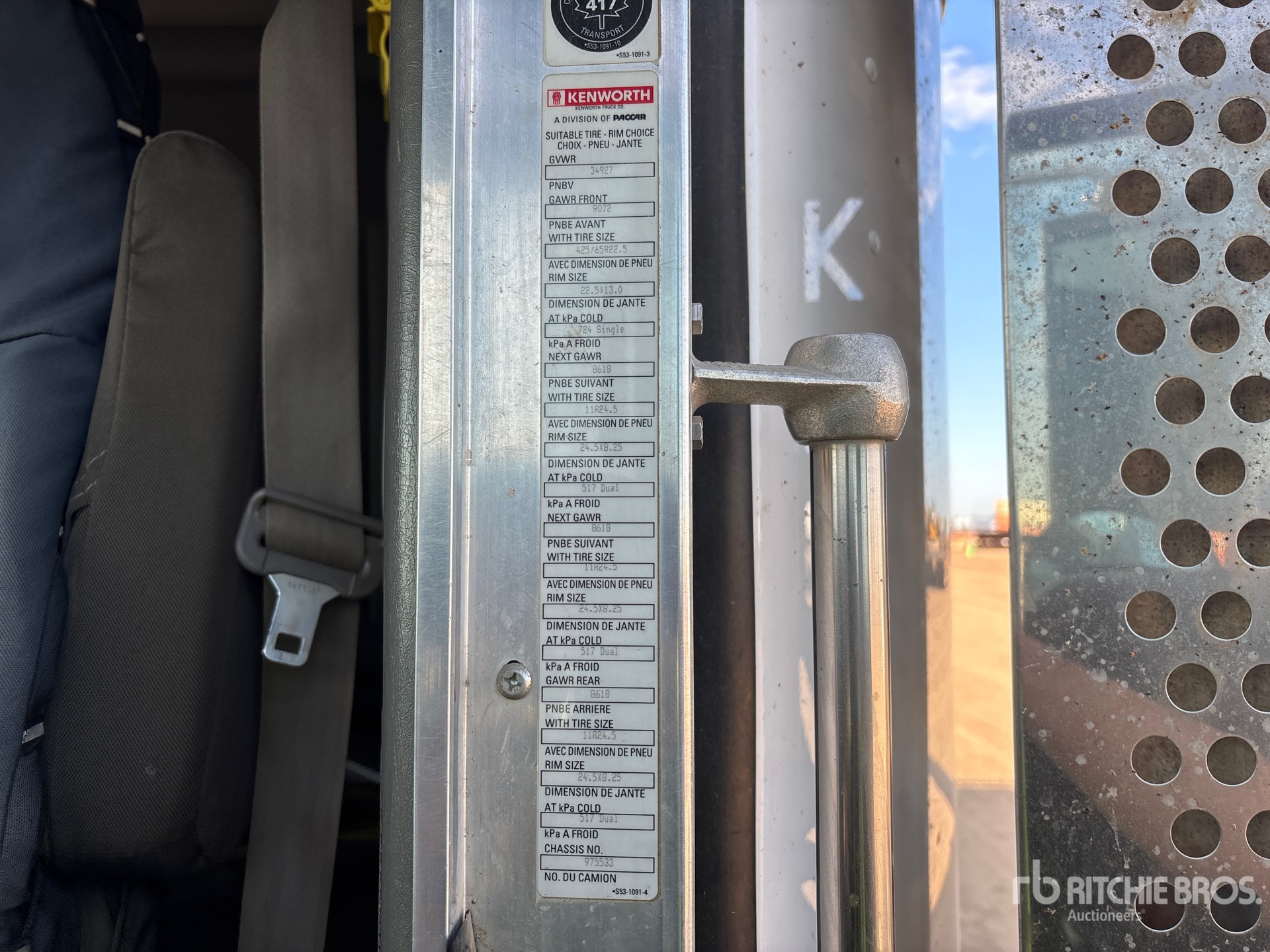 2015 Kenworth T800