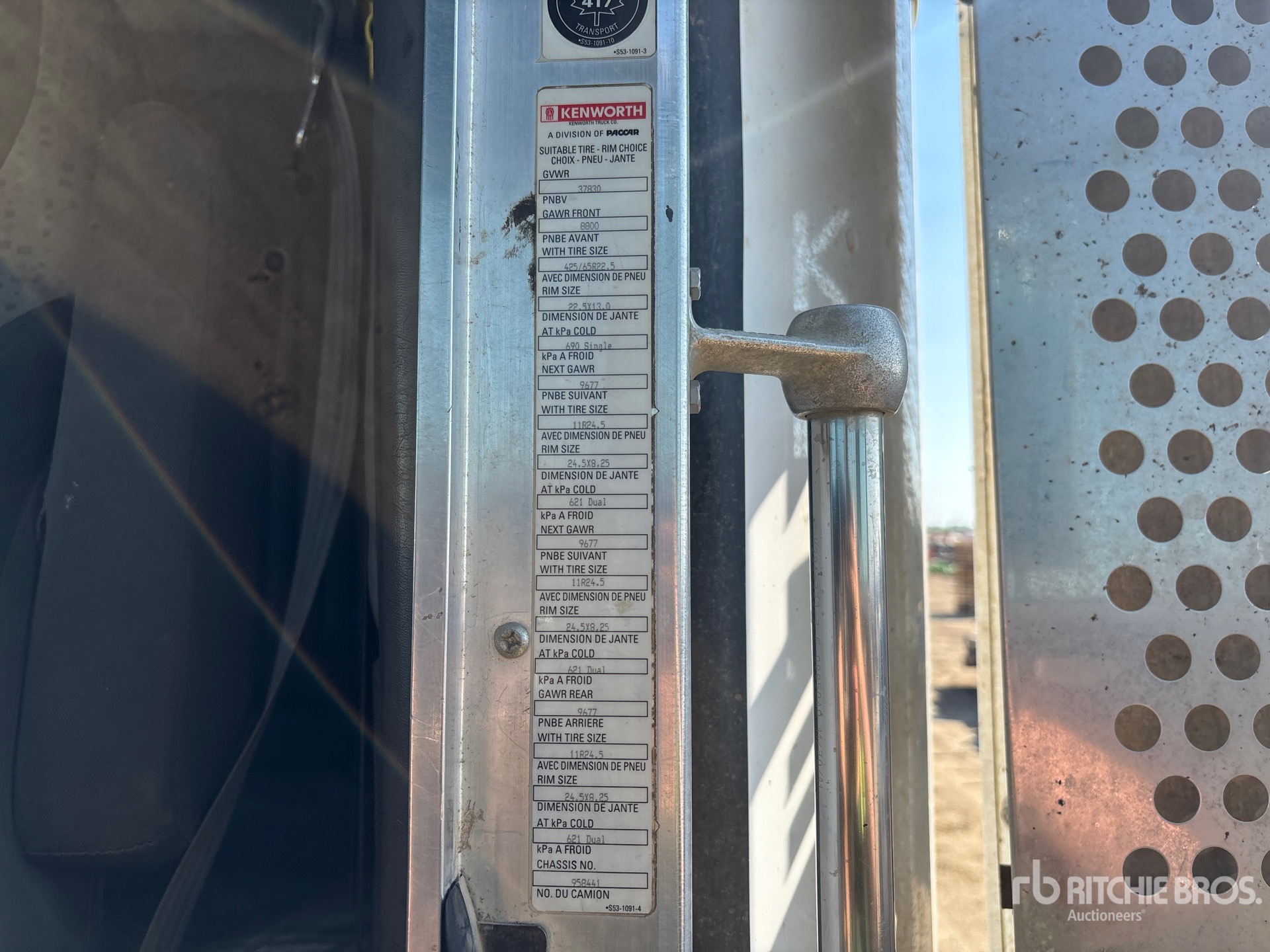 2012 Kenworth T800