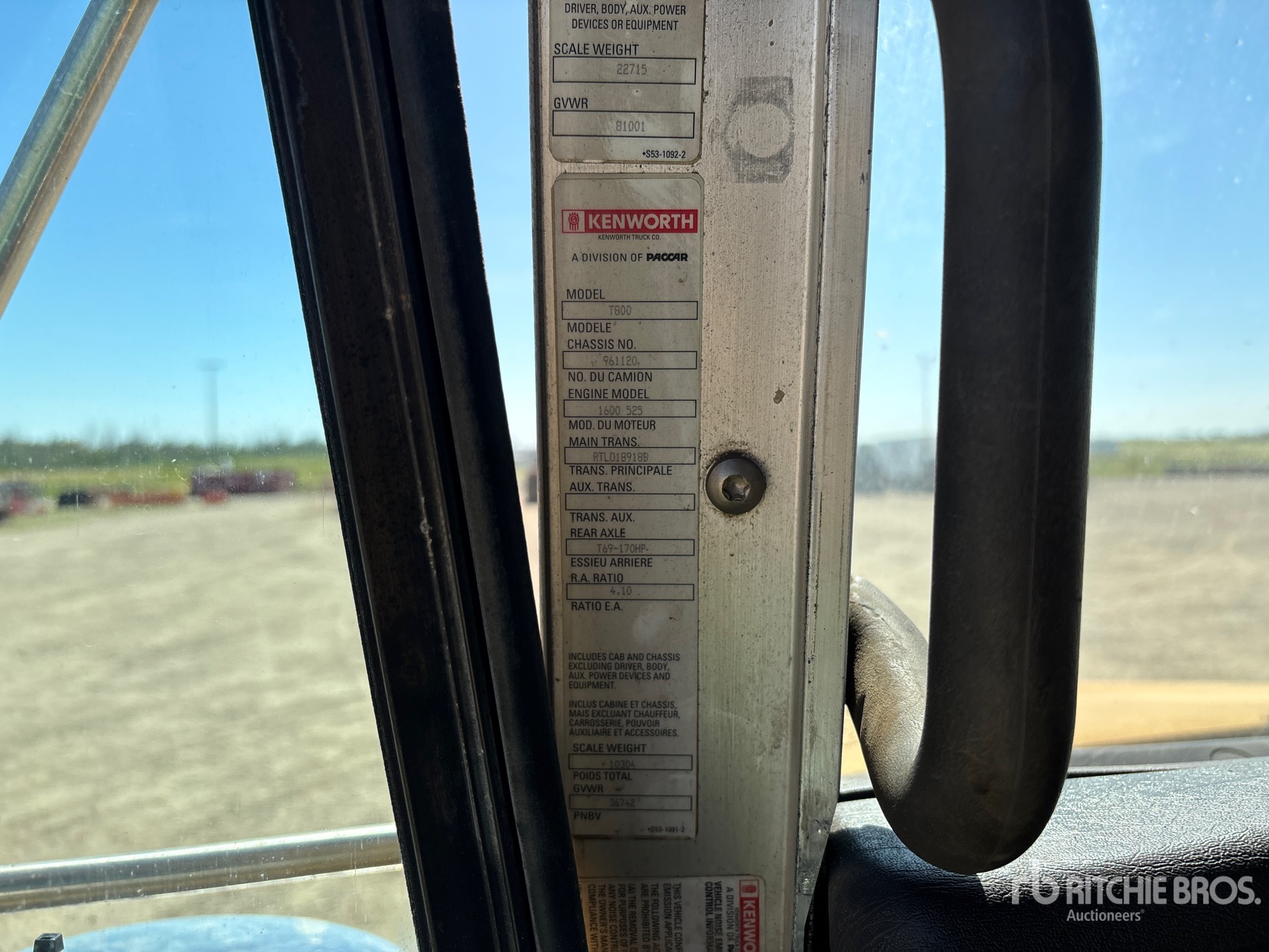 2013 Kenworth T800