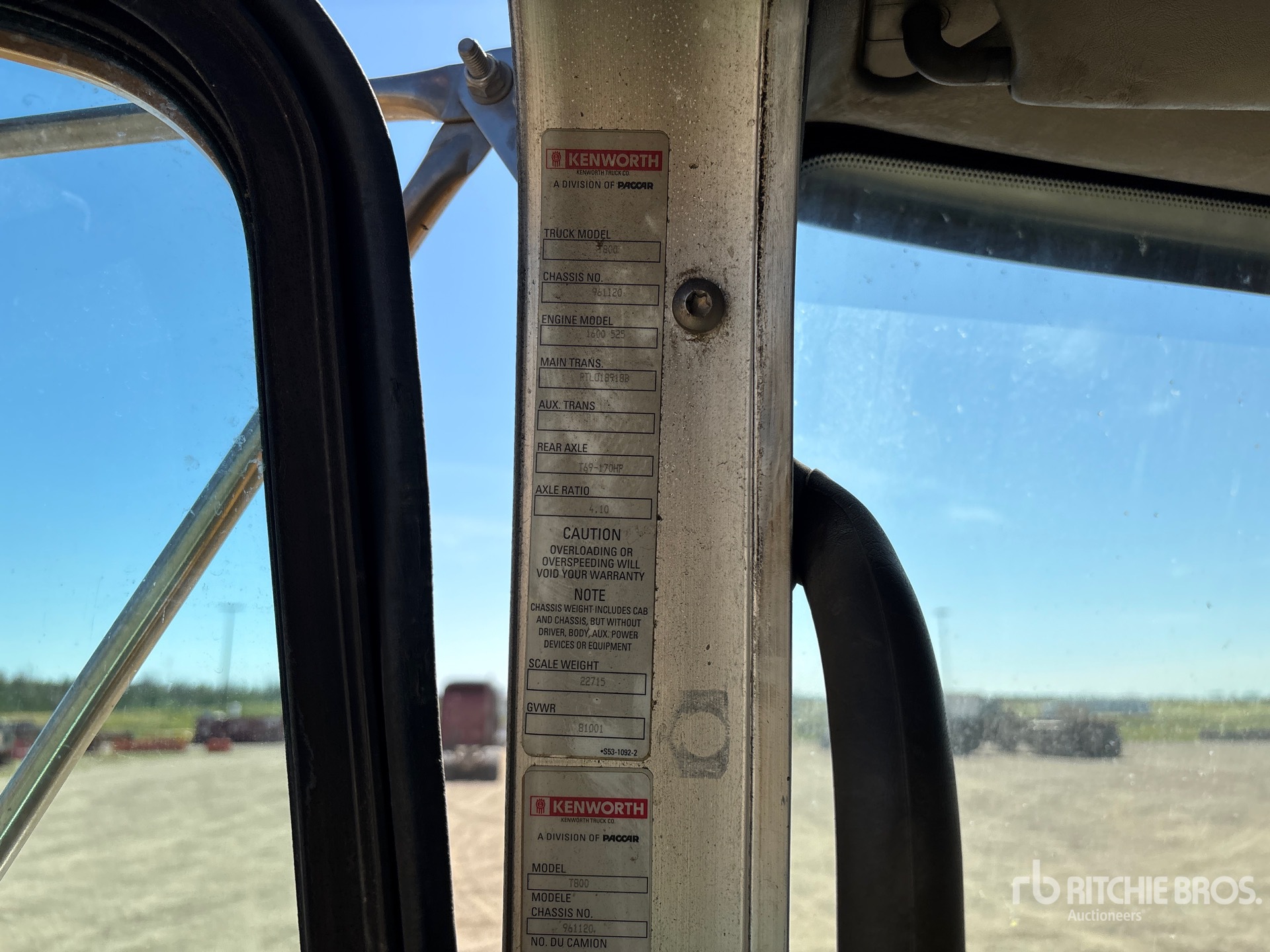 2013 Kenworth T800
