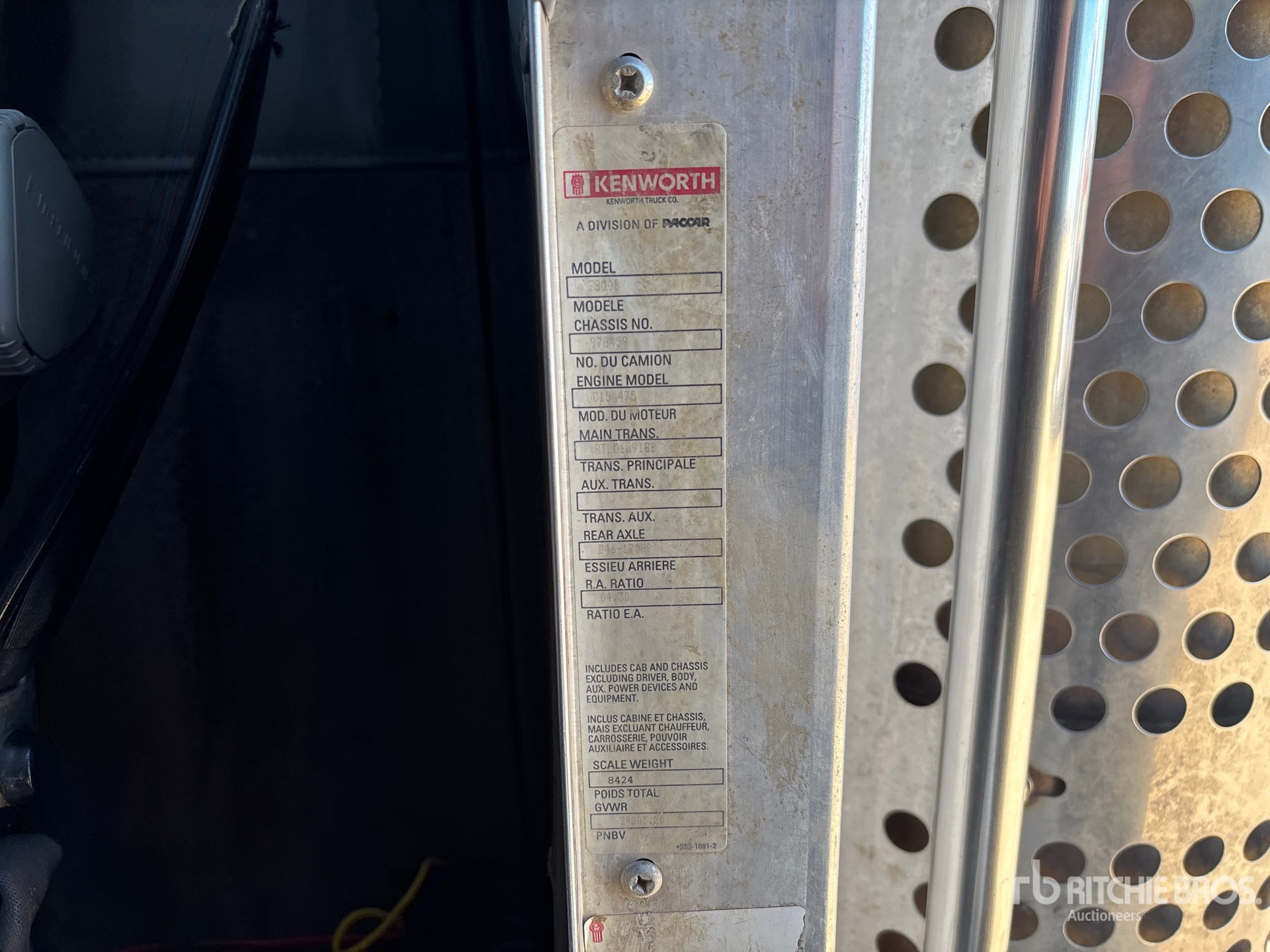 2005 Kenworth T800