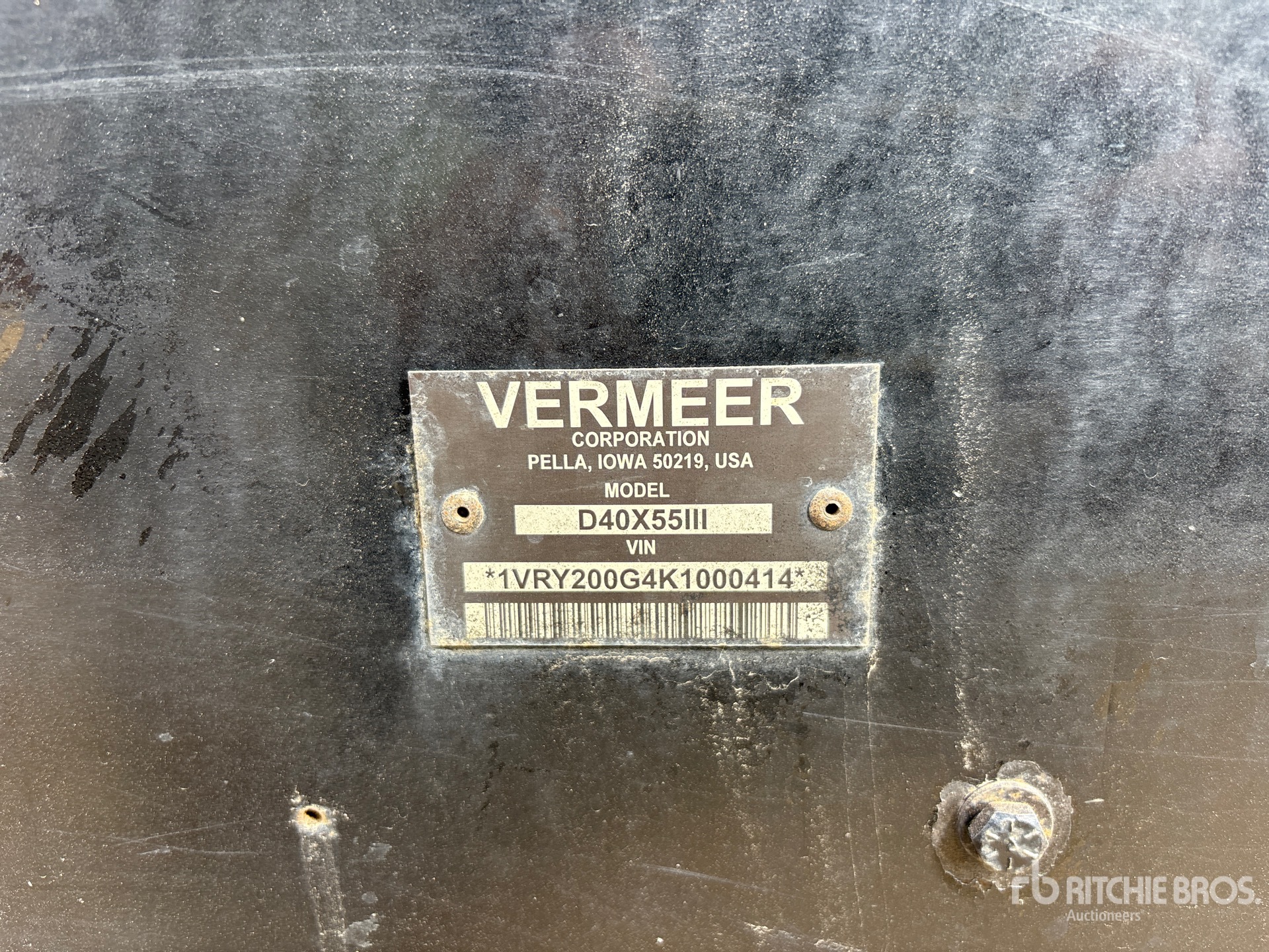 2019 Vermeer D40X55III