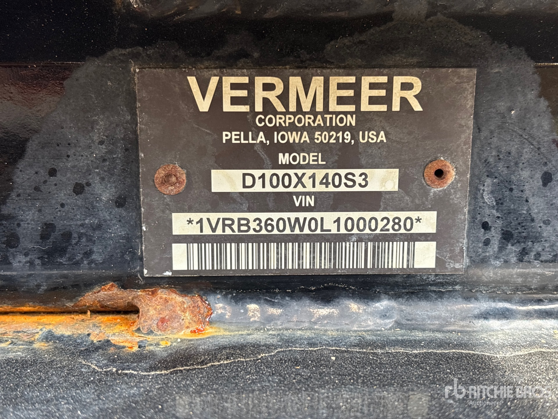 2020 Vermeer D100X140S3