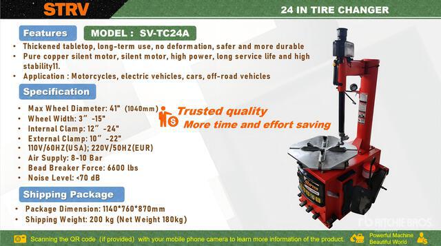 2026 STARVOX SV-TC24A Tire Changer