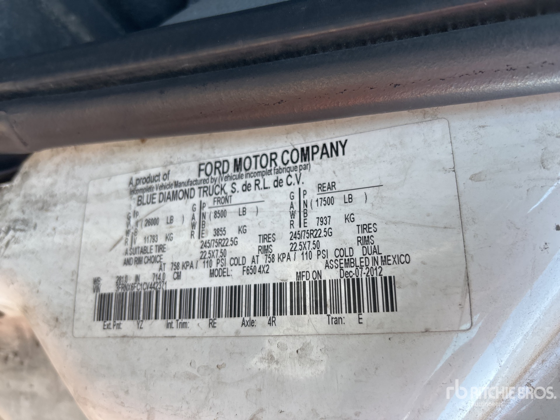 2012 Ford F-650