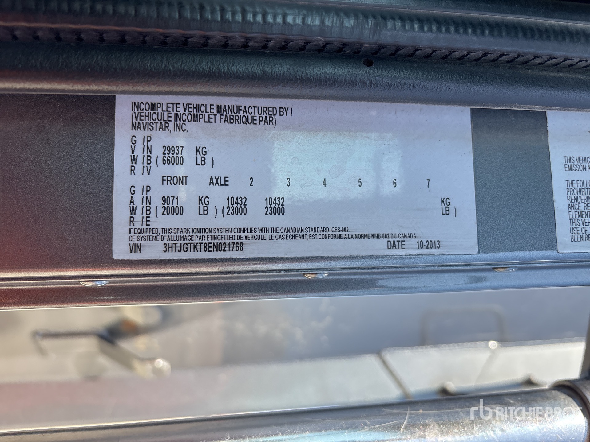 2014 Caterpillar CT660