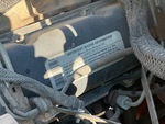 Engine with Emission Certification Label
