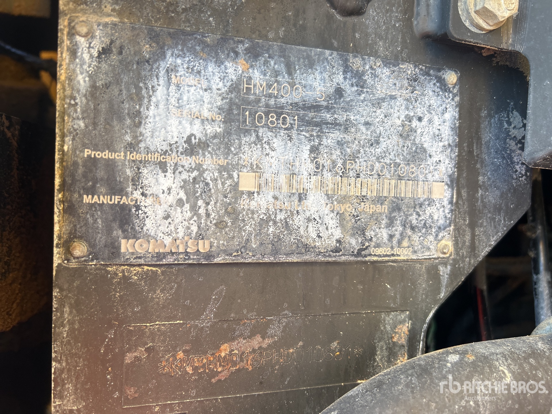 2018 Komatsu HM400-5