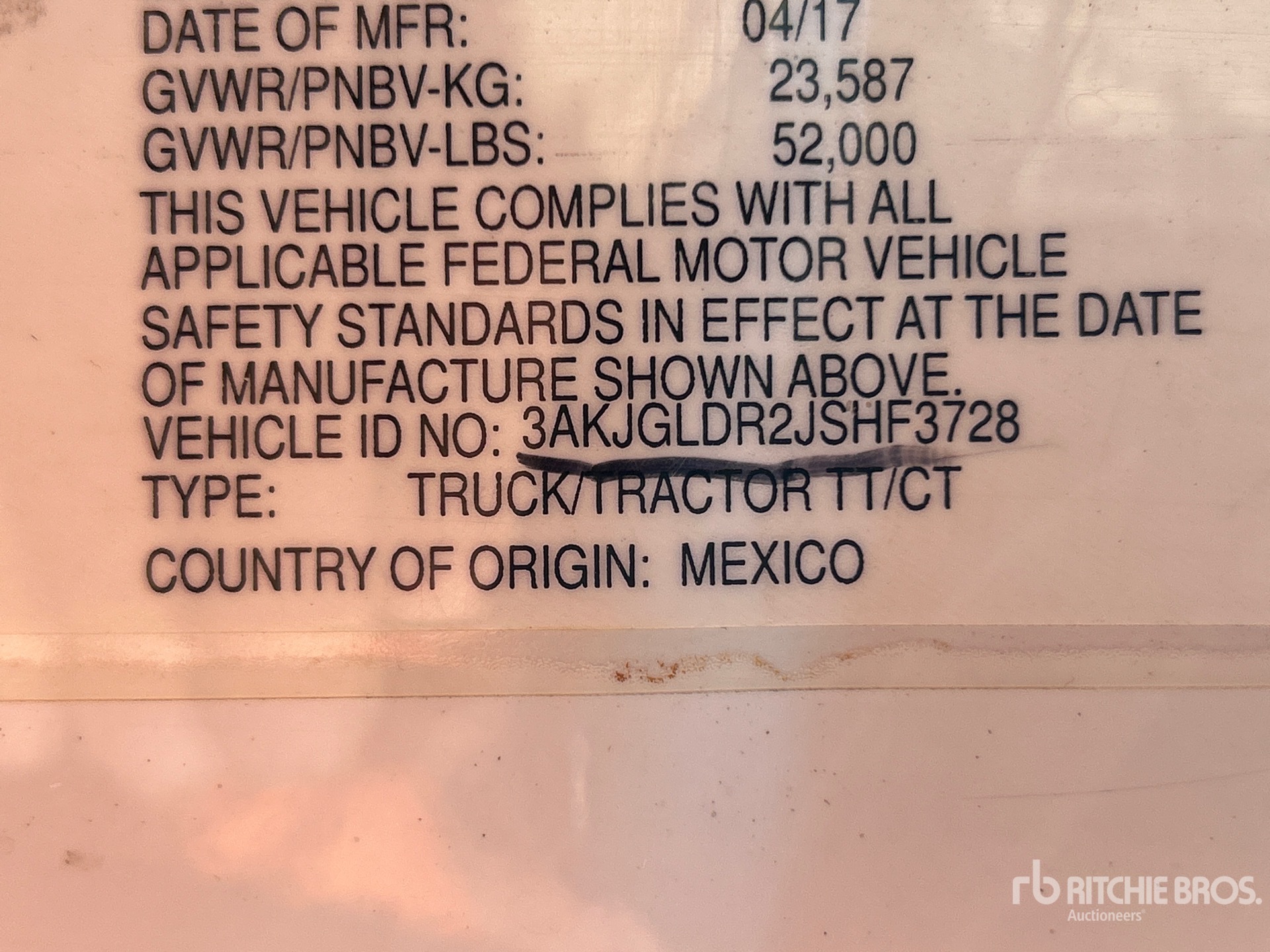 2018 Freightliner CASCADIA 125