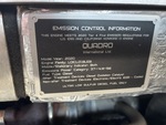 Engine with Emission Label