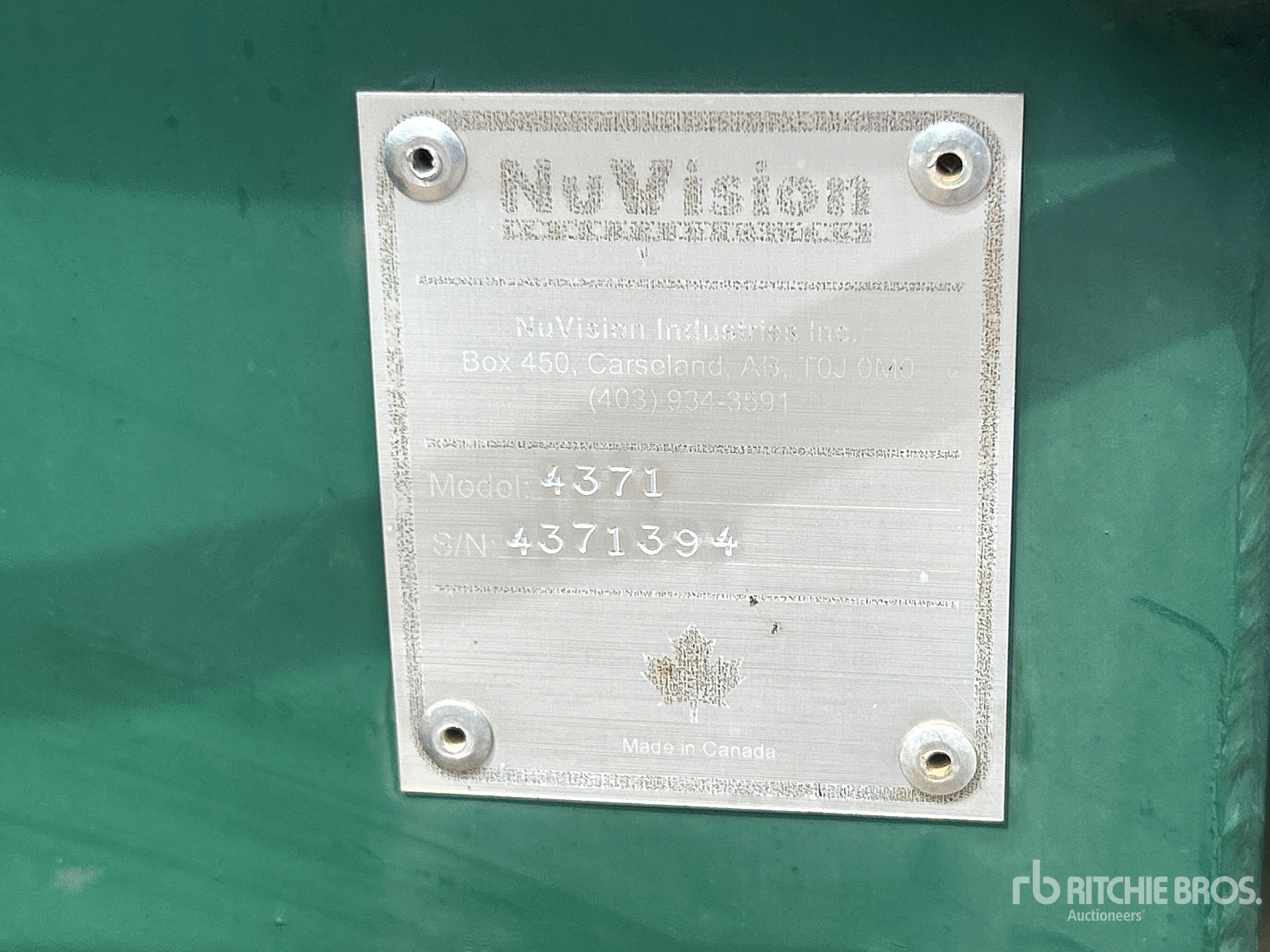 Nuvision 4371 GRAINMAX