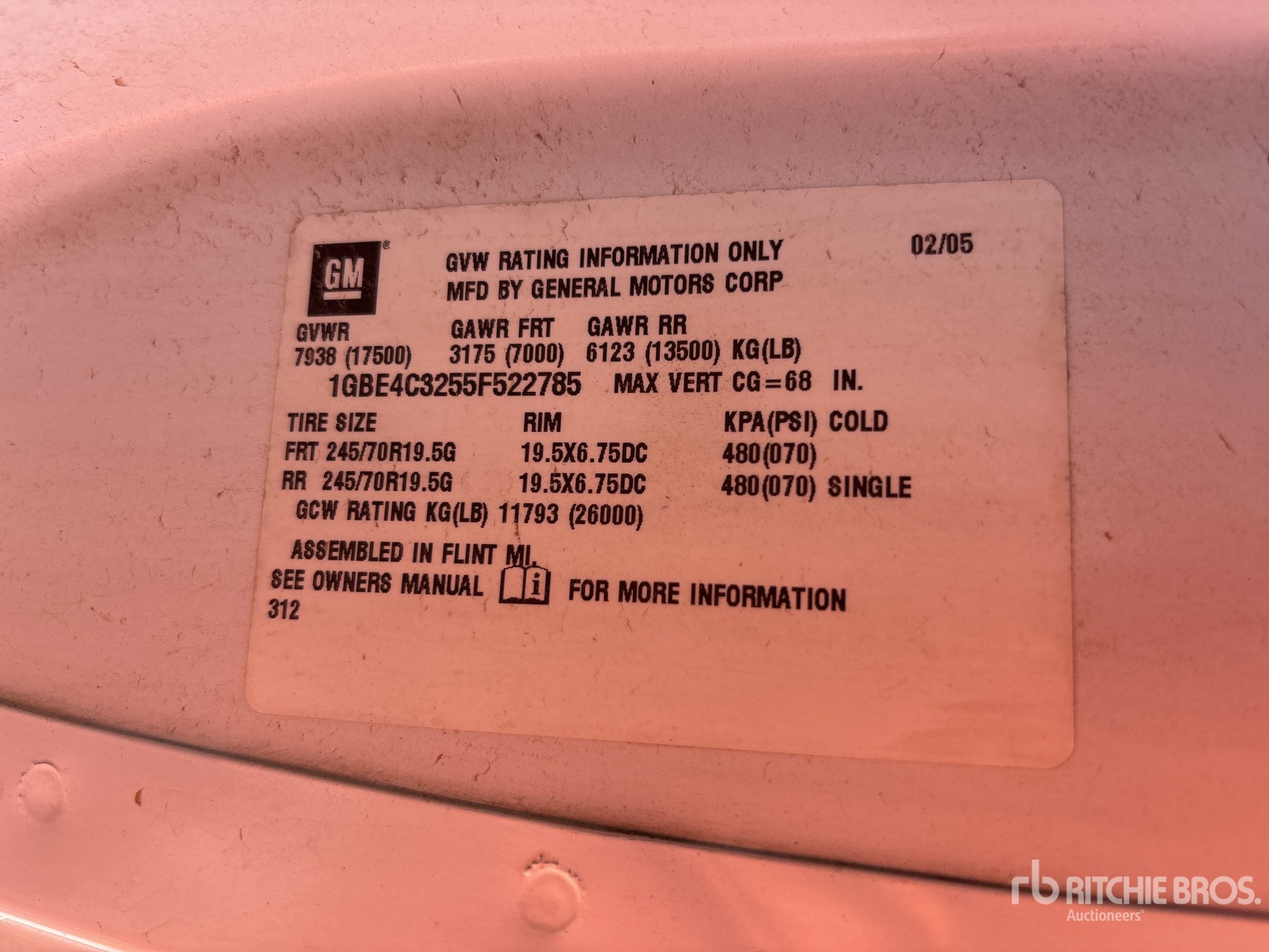 2005 Chevrolet C4500
