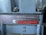 Engine with Emission Label