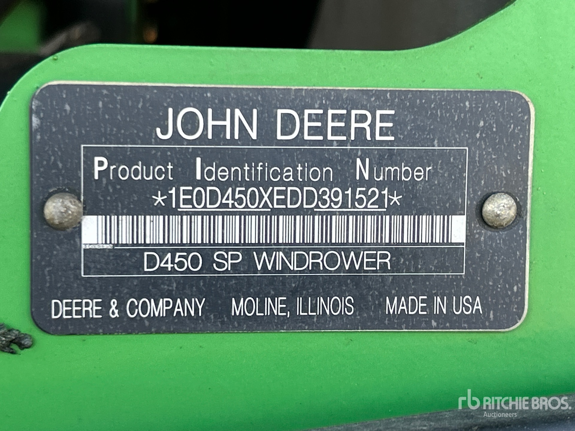 2014 John Deere D450