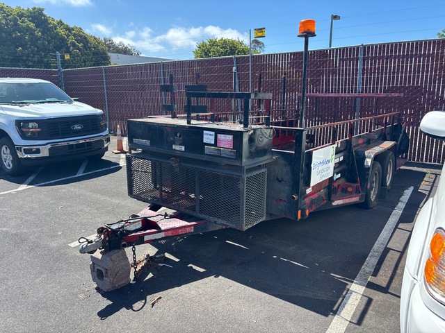 2013 Marksman LSET80X14-70 14 ft T/A Utility Trailer