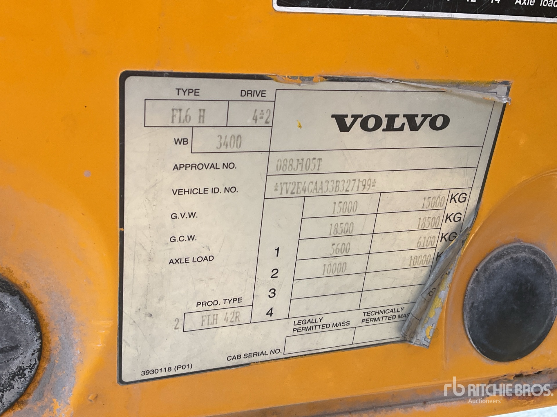 2003 Volvo FL6H