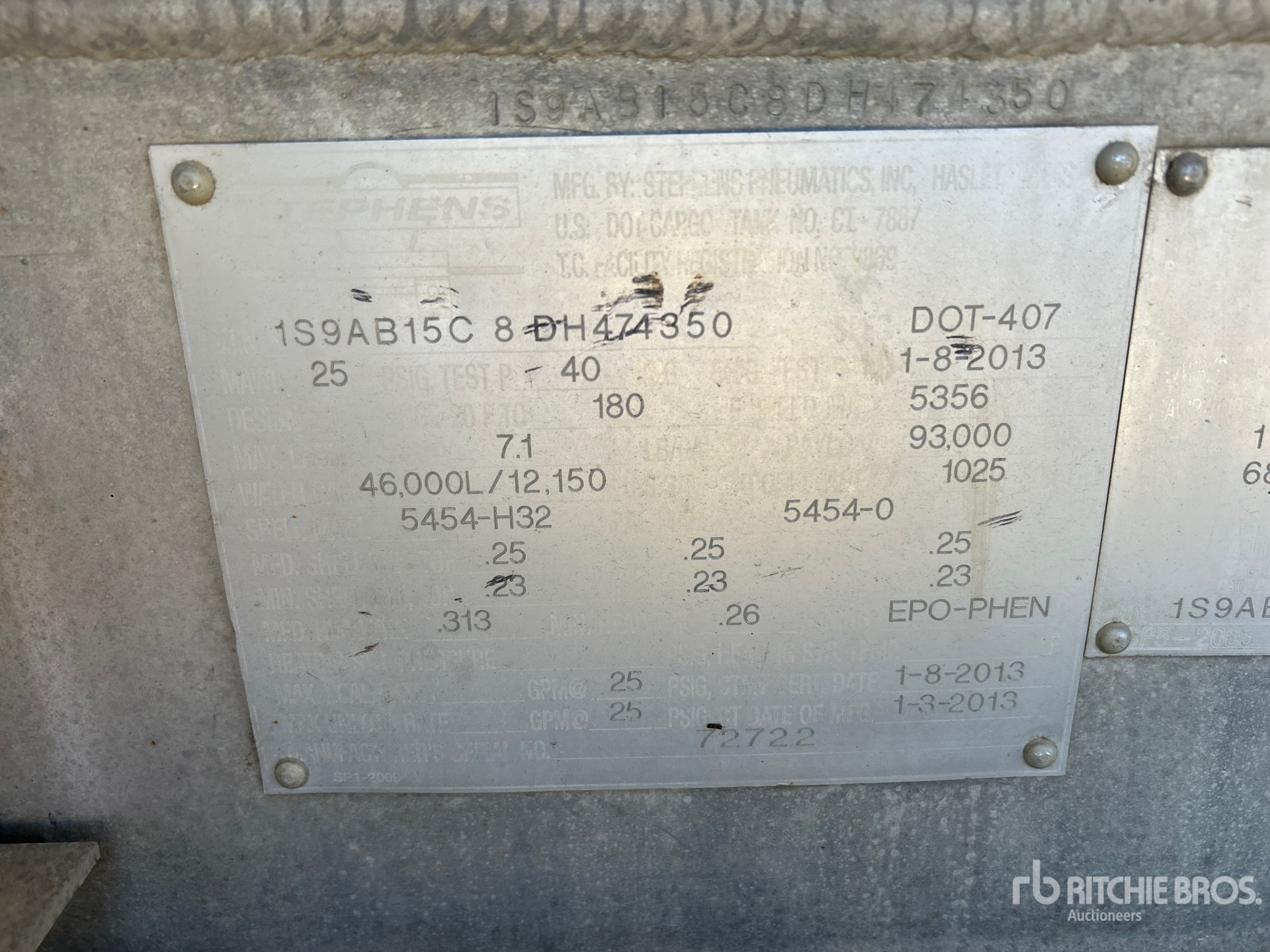 2013 Stephens 46000 L Tri/A