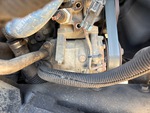 Engine with A/C Compressor