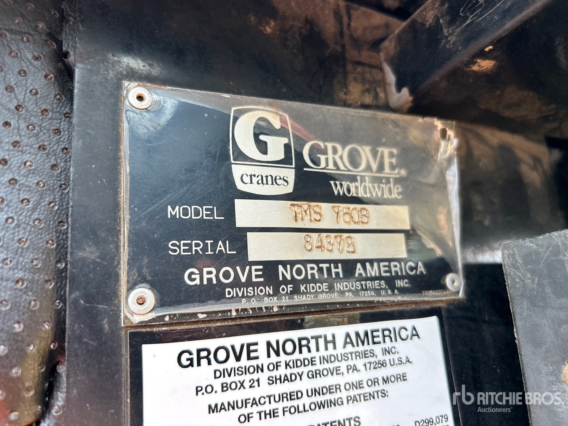 1997 Grove TMS750B