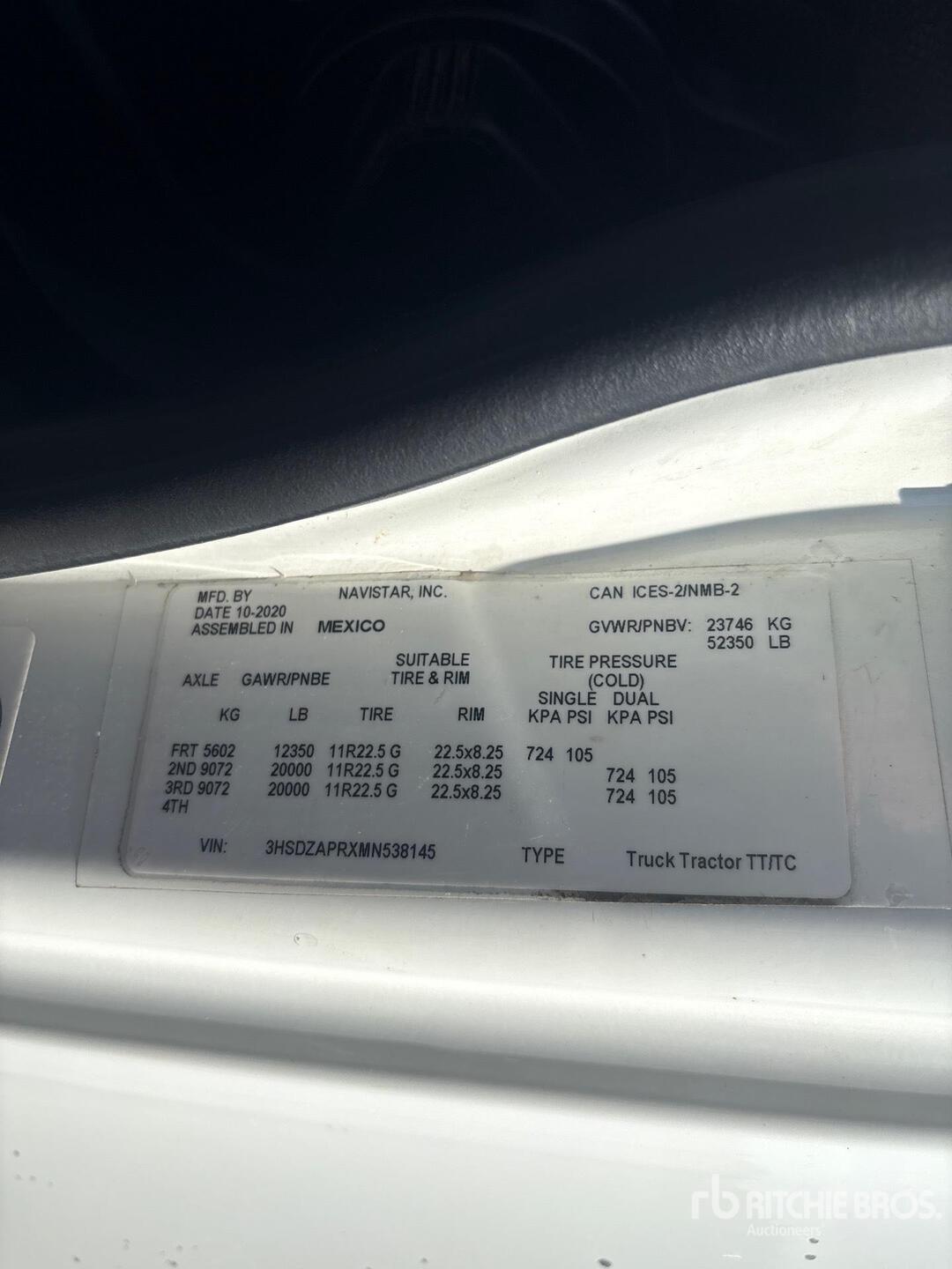 2021 International LT625