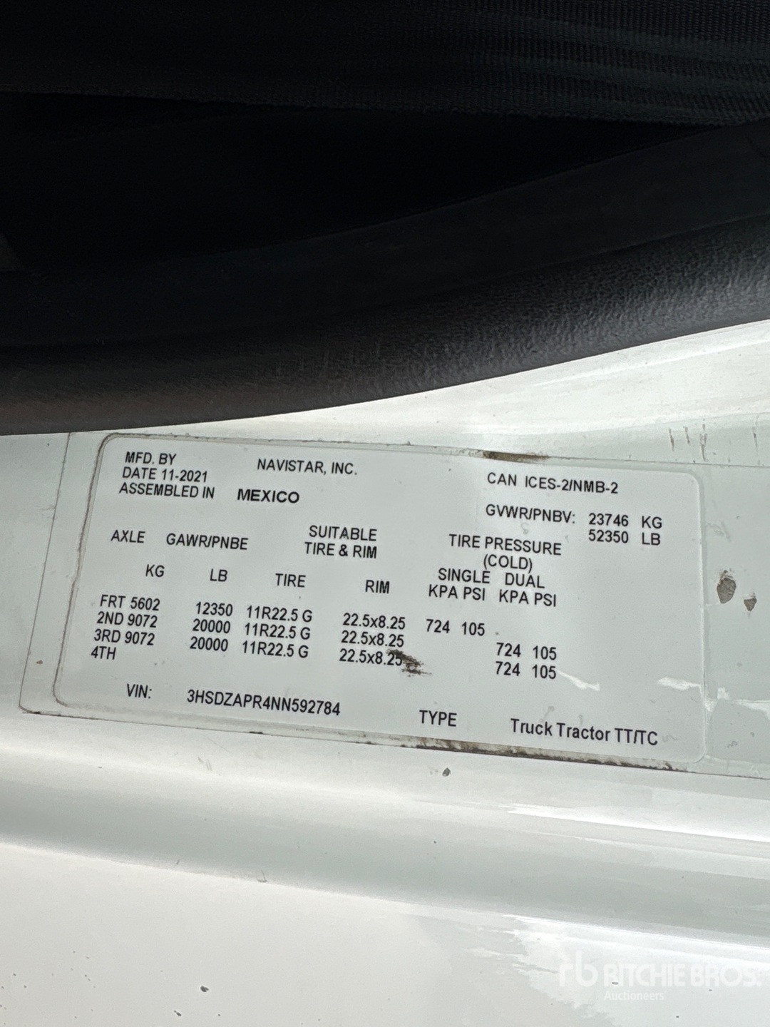 2022 International LT625