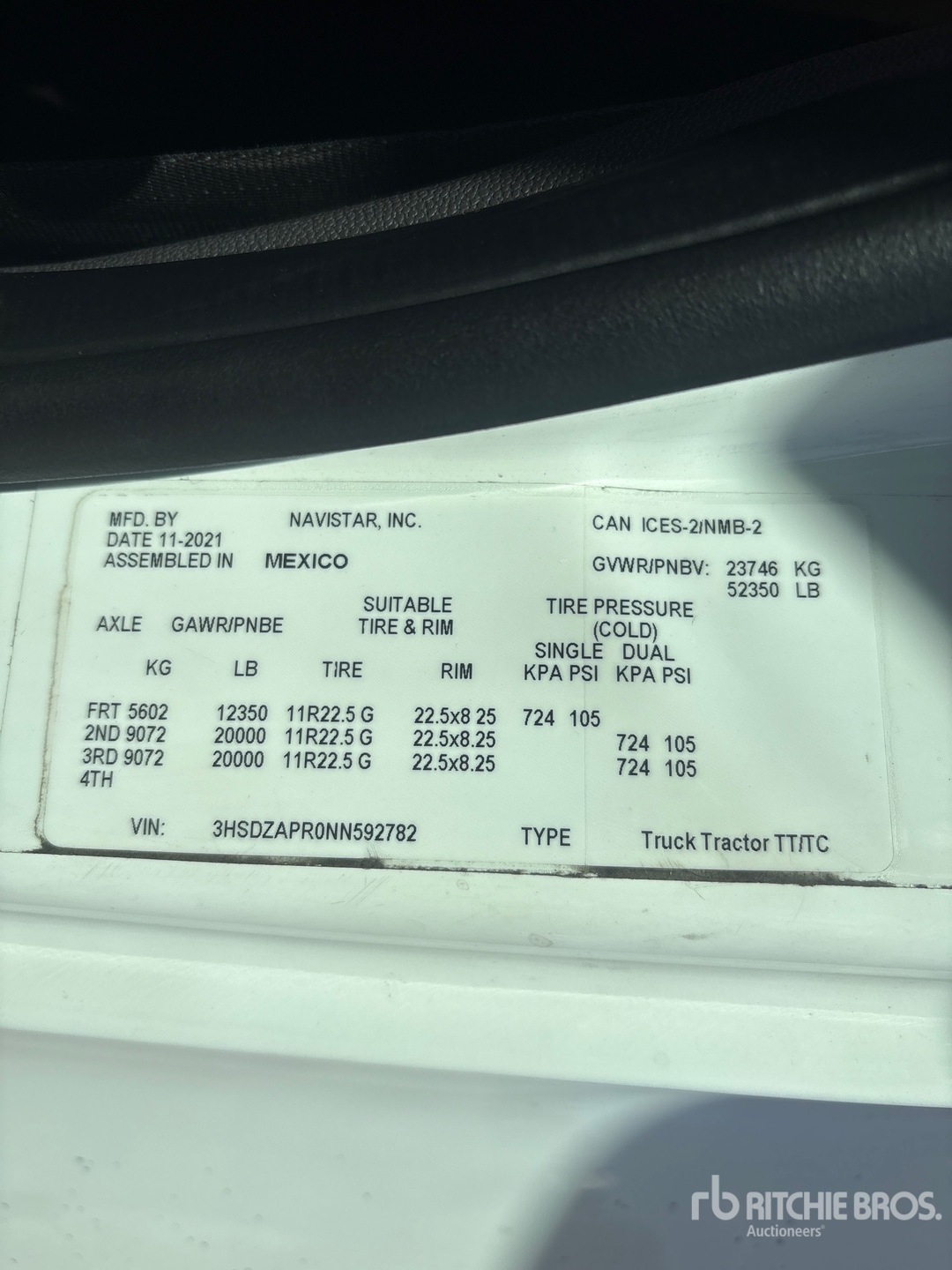 2022 International LT625
