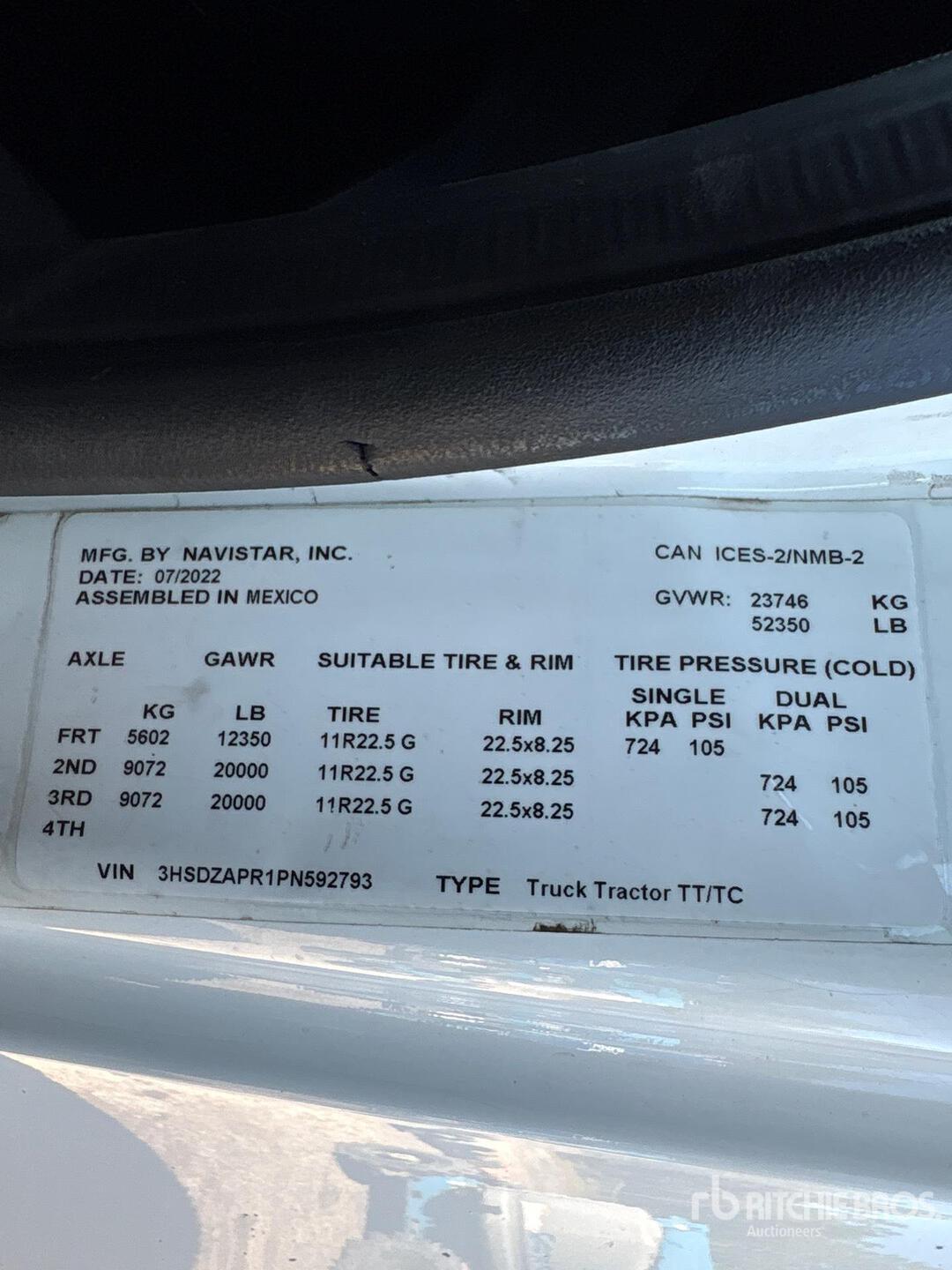 2023 International LT625