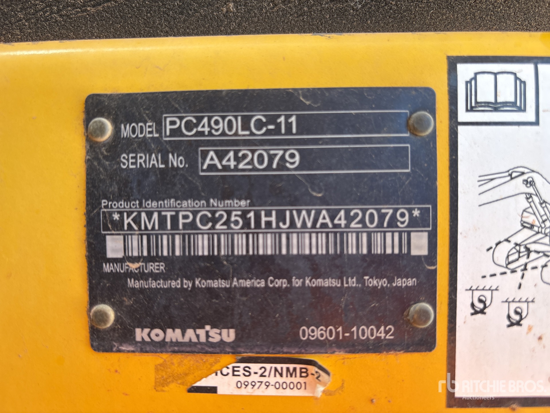 2019 Komatsu PC490LC-11