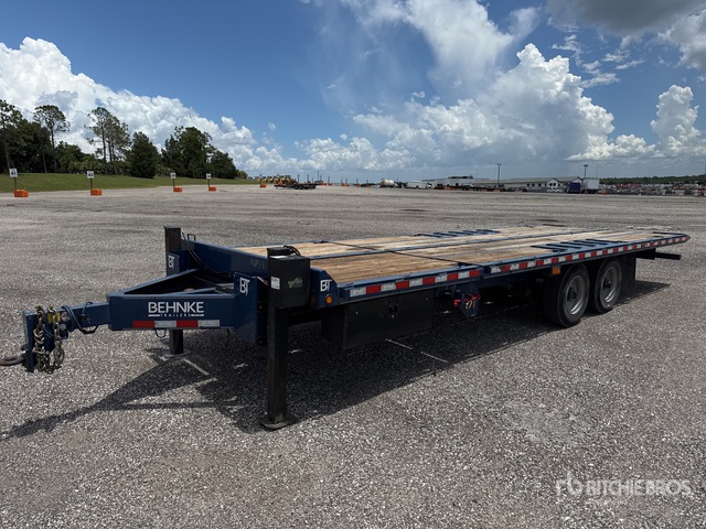 2025 Behnke 24 Ft T/a Tilt Deck Trailer