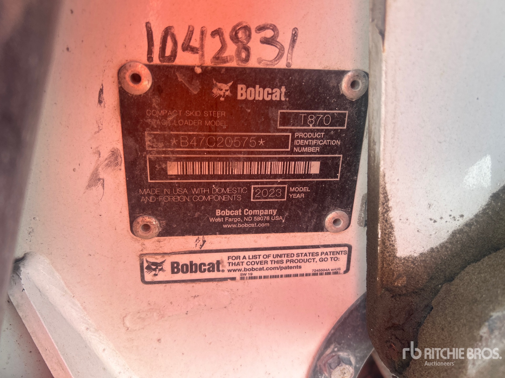 2023 Bobcat T870