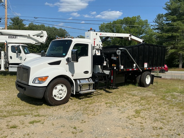 pacmac kbf-20h-hj 7058 lb Knuckle Boom on 2024 Kenworth T380 4x2 Dump Grapple Truck