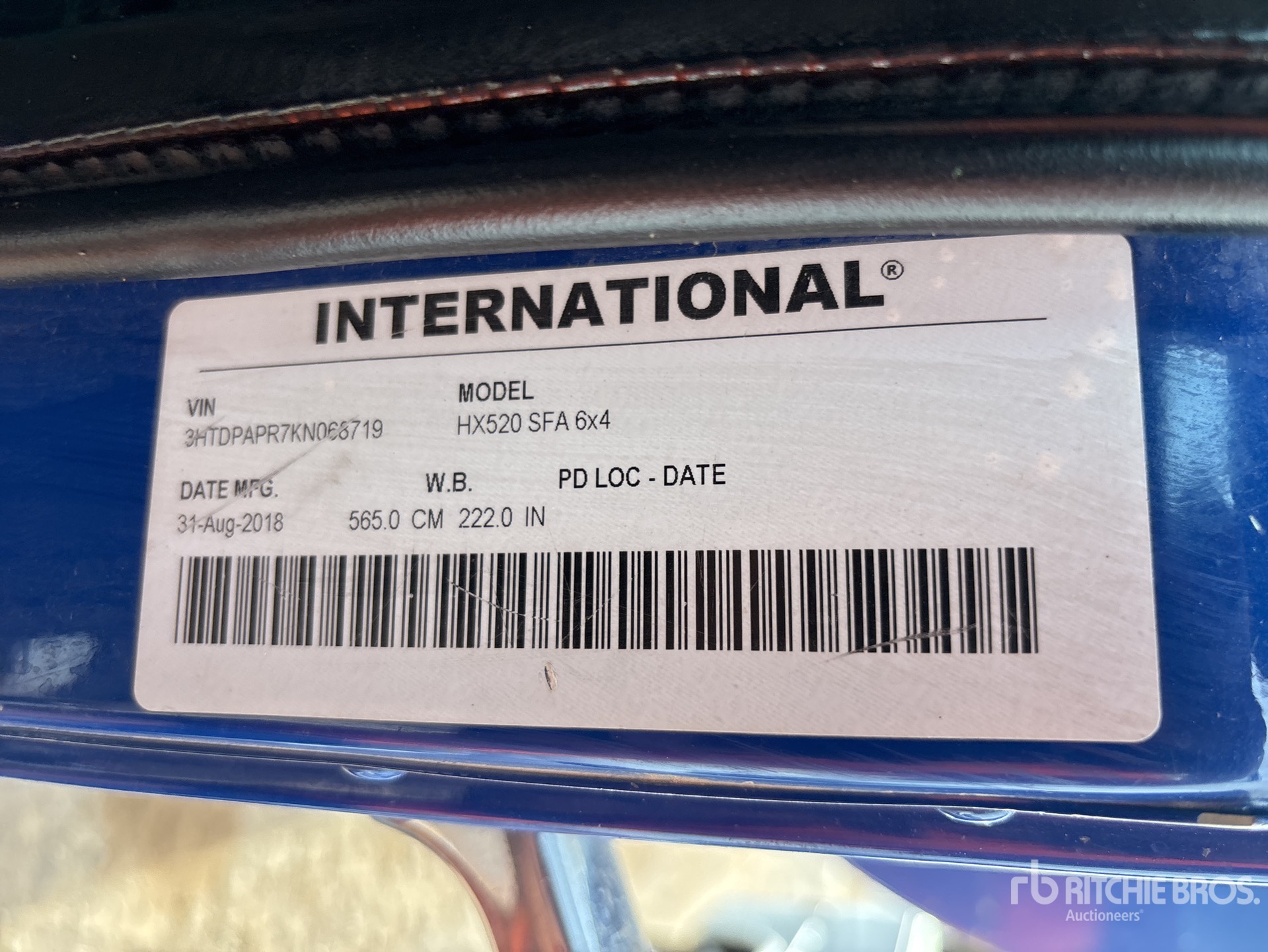 2019 International HX520