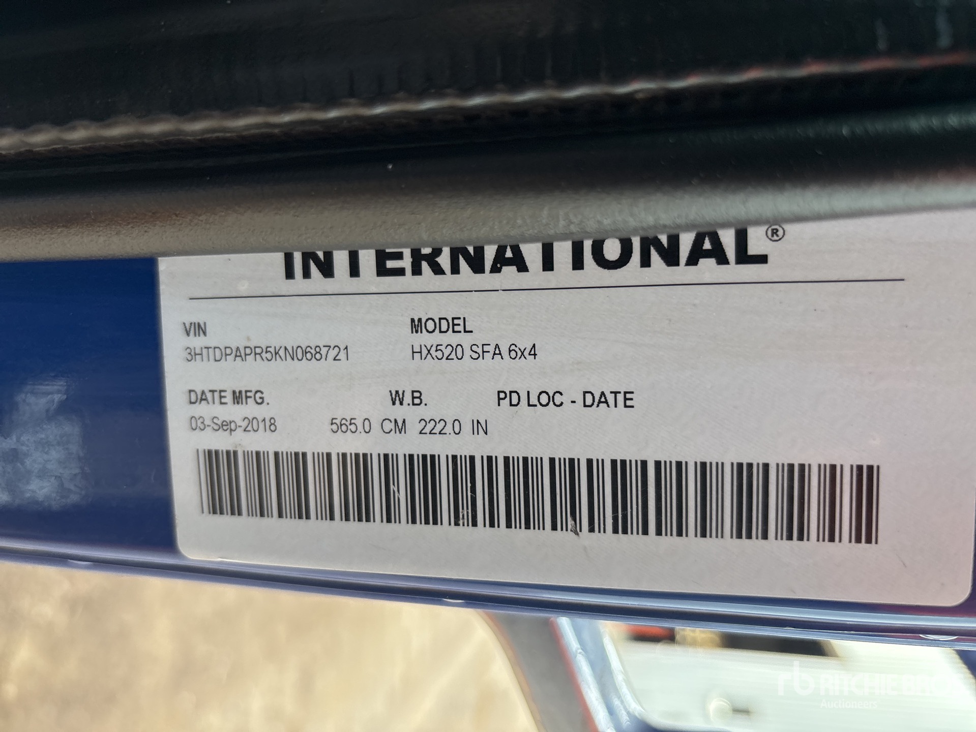 2019 International HX520