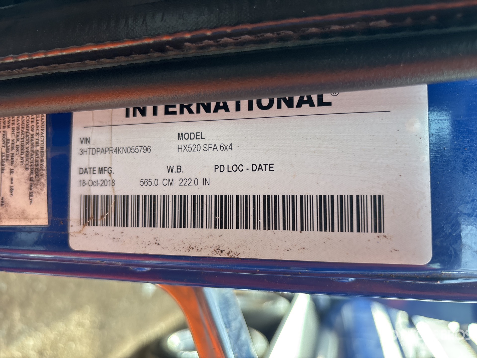 2019 International HX520