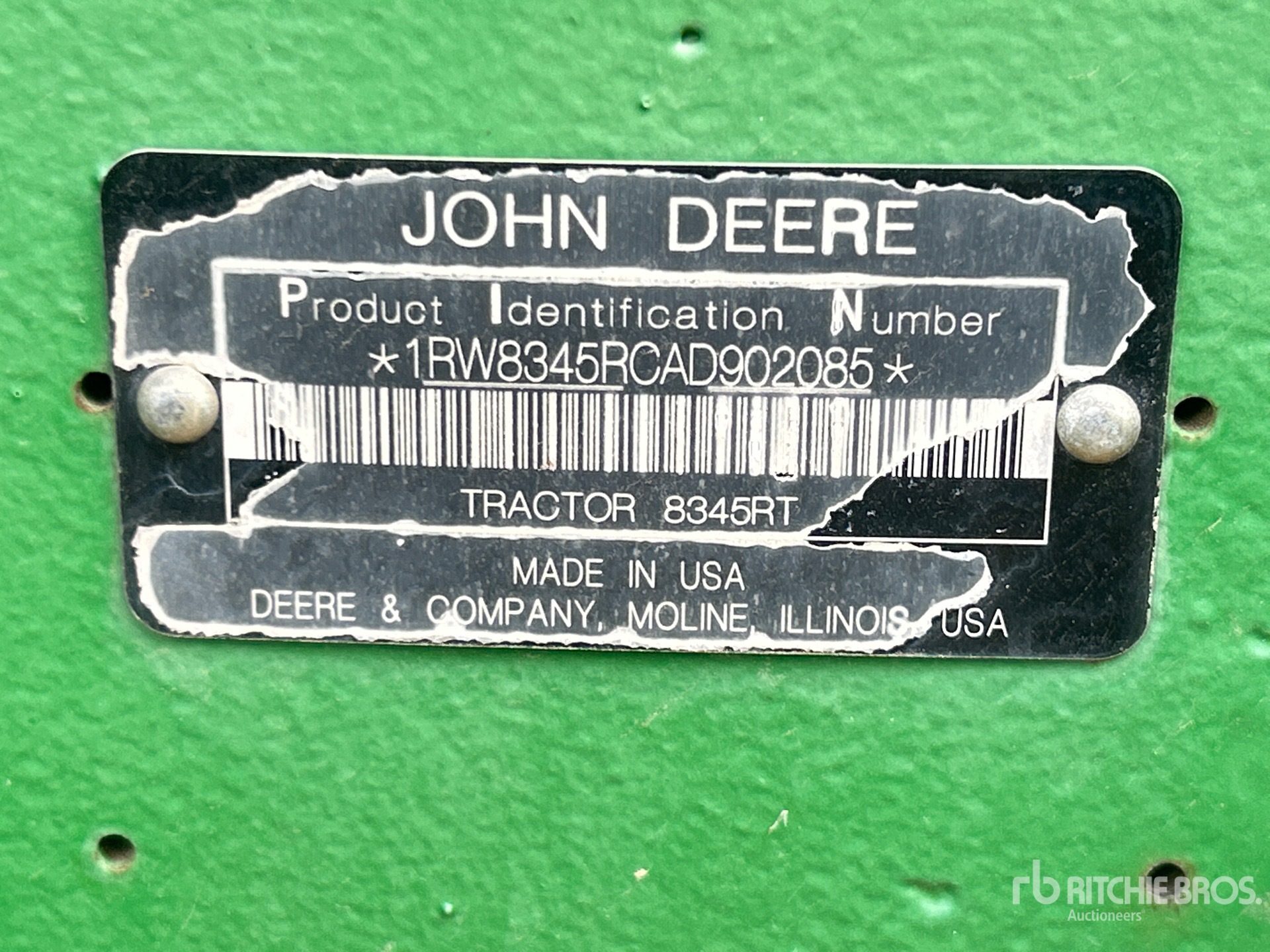 2010 John Deere 8345 R T