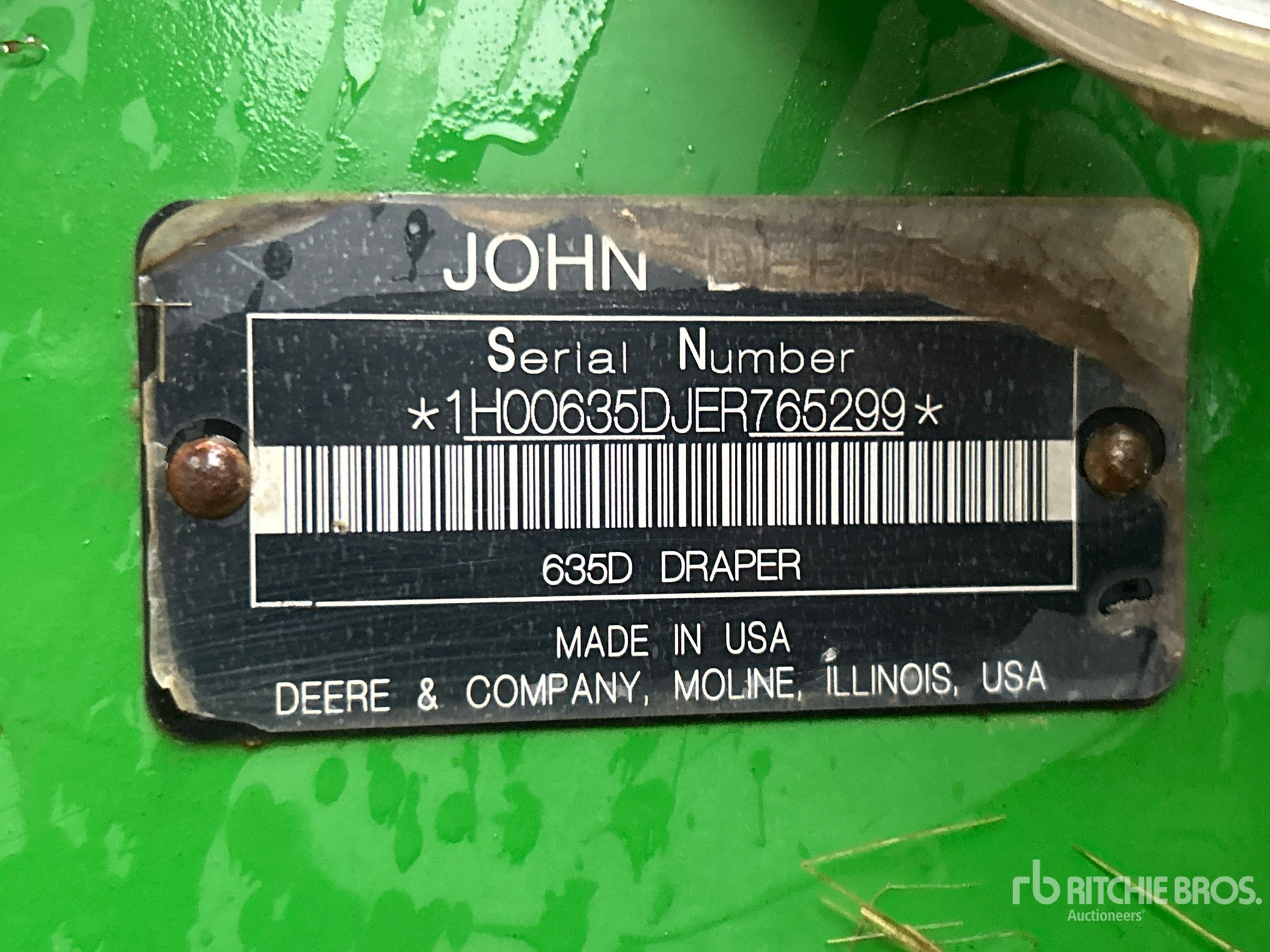 2014 John Deere 635D