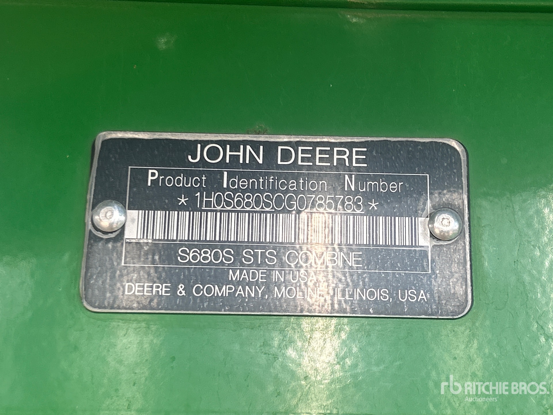 2016 John Deere S680