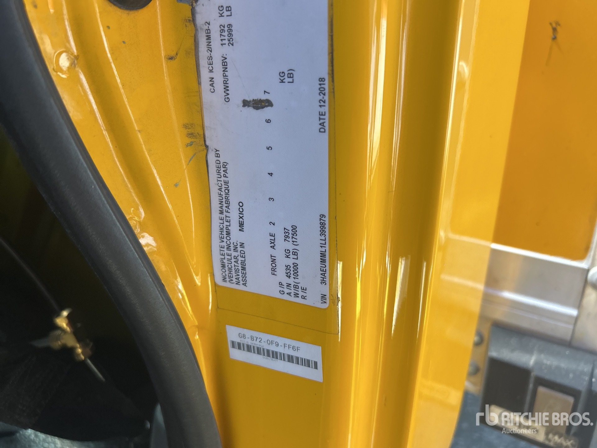 Photo of a 2020 International MV607