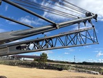 Superstructure de la grue with Membrures du bras principal