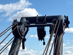 Superstructure de la grue with Section de la flèche à bras